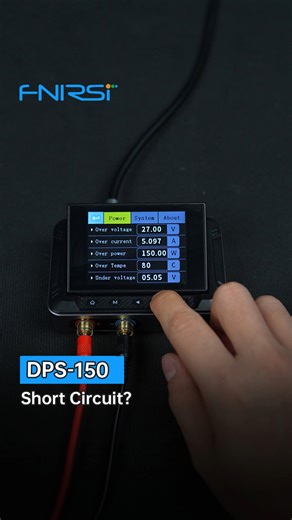 What happens when a DC power supply hits a short circuit? Short circuits, heavy loads, battery charging — this DC power supply handles it calmly. I’m testing the FNIRSI DPS-150 in real electronics repair scenarios. Stable output, no voltage overshoot, even under stress. 👇 Curious how this works on your bench? Check the details on the following 🌐 Office: https://fnirsi.top/3LjVzRp $18 USD OFF! 🔥 code: DPSM18 🛒 Amazon: https://fnirsi.top/4737f2U Used for bench testing, DIY projects, and daily 
