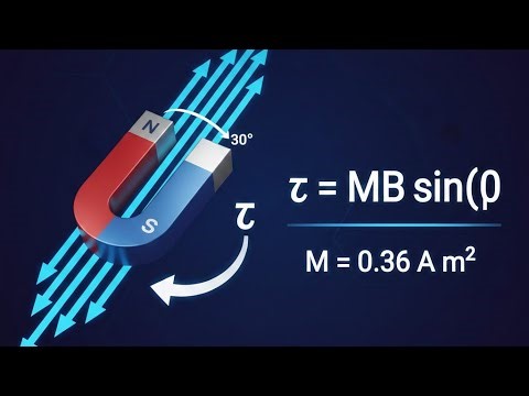 Magnetic torque | Magnetic Field | Numerical | Class -12th | Board | NEET | IIT | ‪@PhysicsPulse01‬