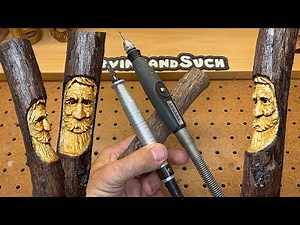 Power carving step by step with Kutzall Dremel 4000 Foredom