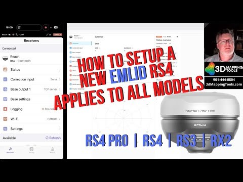 Emlid RS4 and RS4 Pro - New user setup guide. Includes guide to setup FREE Emlid Caster service.