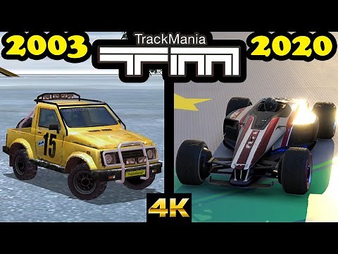 Evolution of TrackMania games (2003-2020)