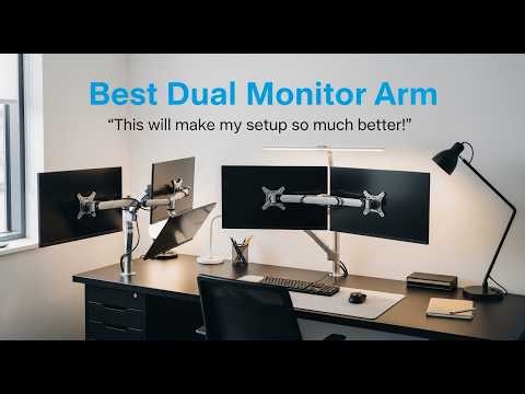 TOP 5 Best Dual Monitor Arm 2026 | Transform Your Workspace with This Crazy Dual Monitor Arm