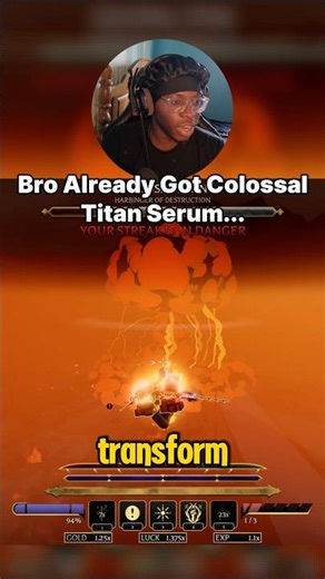 Bro Already Got the Colossal Titan Serum 😳🔥