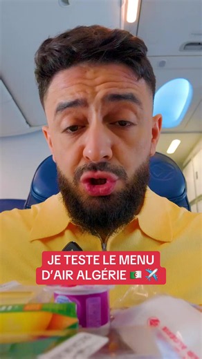 Menu Air Algérie testé : avis complet sur le repas à bord