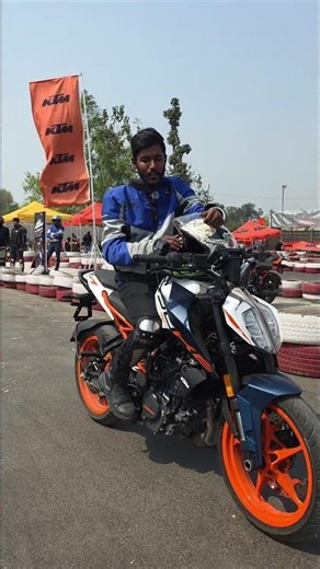 ktm duke 160cc brother's fast time track experience see how it was #ktm #duke #160cc #bikelover #1k