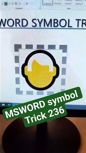 MSWORD Symbol Shortcut Keys Trick 236