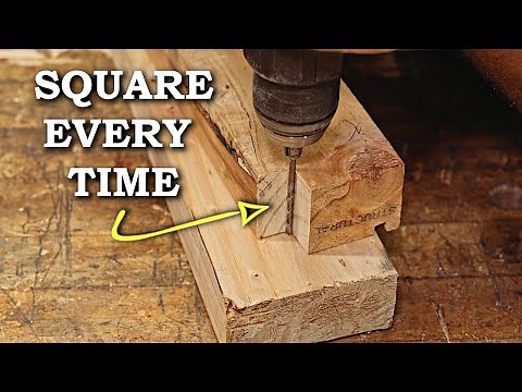 Making a Simple DIY Square Drill Bit Guide