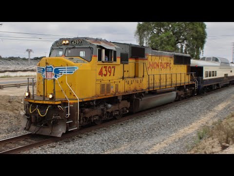 UP SD70Ms Lead A Charter Train on the Coast 9/27-9/28/25