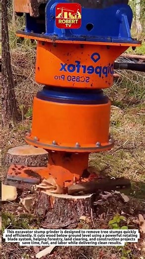 Heavy Duty Tree Stump Removal Machine