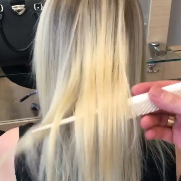 Showing Blonde Hair Trim