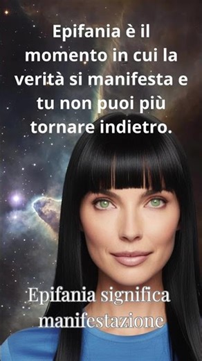 Epifania significa manifestazione. Oggi è il momento di svelare chi sei veramente