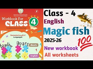 4th Class English workbook 5th lesson Magic fish 🐠🐠
