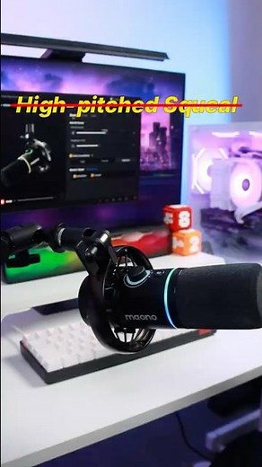 Mic making a sharp squealing noise? 😖Fix it with this simple adjustment #maono #maonopd200w