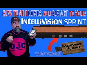 How To Add GAMES and BOX Art to your INTELLIVISION SPRINT
