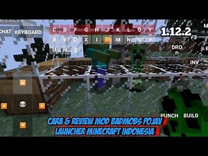 How & Review of Mod BadMobs Pojav Launcher Minecraft Indonesia