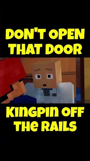 Kingpin vs Protesters "BOO" Scene but as a Minecraft Animation #shorts #marvel #minecraft #animation