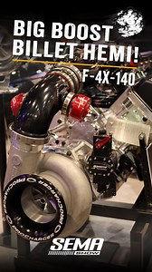 ProCharger Superchargers CrankDriven F-4X-140 blower paired with a monstrous billet Pro Line Racing HEMI at The SEMA Show 🤯🤯This setup is engineered for maximum performance, delivering insane horsepower and torque that turns heads and lands racers in the winner circle. The F-4X-140 is one of our most advanced blowers, capable of supporting over 4,000 horsepower with ease!! When matched with the raw strength of the Pro Line Racing HEMI, this duo redefines what it means to push the limits of boo
