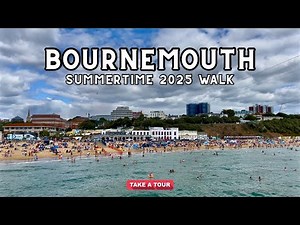 Bournemouth Summer 2025 | Walk Through Town & Beach