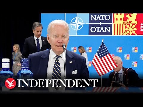 Live: Biden holds a press conference after Nato summit in Madrid