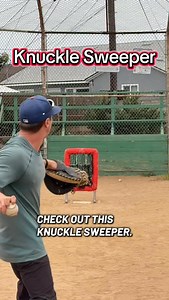 Knuckle Sweeper The knuckle ball can behave like any pitch And sometimes it behaves like many different pitches at the same time and changes directions This is why it’s so effective You don’t have to learn a bunch of dangerous pitches and ruin your arm when you can learn a knuckle ball and have all of the pitches at once #knuckleball #mlb #pitching | Joe Zeller