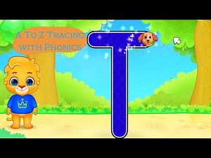 ABC tracing activity using capital letters and phonics with Lucas and friends