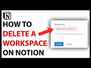 How to Delete a Workspace in Notion