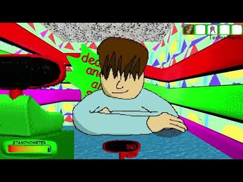 Baldis Basics plus gameplay