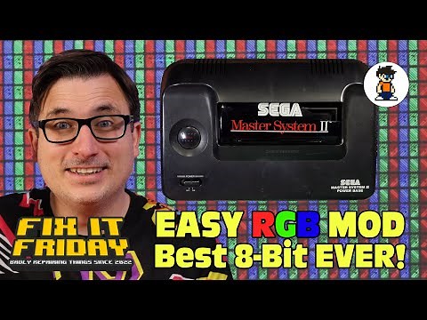 Master System 2 - A £10 Kit will TRANSFORM the Graphics! Consoles Unleashed RGB Mod