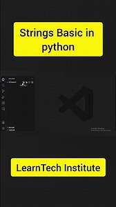 Strings Basic in python #coding #python #pythonprogramming #strings #viral #shorts #basic #reels