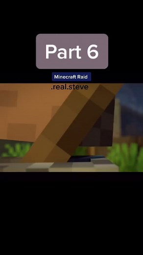 Minecraft Animation - Raid Part 6 #minecraft #animation #steve #minecraftcommunity #realsteve #minecraftworld #mc