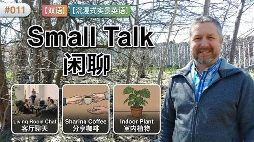 [双语] 沉浸式实景英语｜地道Small Talk聊天秘籍 破冰交际版 #011