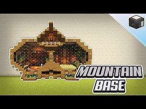 MINECRAFT INSIDE MOUNTAIN BASE | How To Build Mountain House in Minecraft