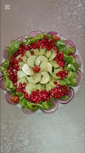 🥗 Fresh Garden Salad Recipe | Healthy Lettuce, Cucumber & Pomegranate Salad
