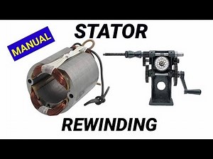 Stator Rewinding angle grinder