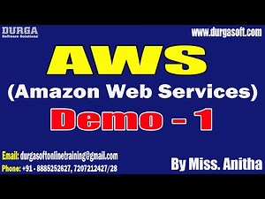AWS (Amazon Web Services) tutorials || Demo - 1 || by Miss. Anitha On 28-04-2025 @10AM IST