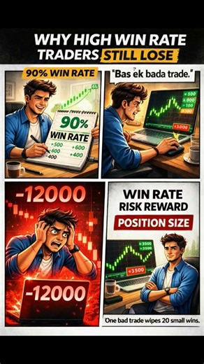 Why High Win Rate Traders Still Lose Money | Risk Reward & Position Size Truth