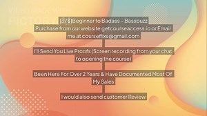 Beginner to Badass – Bassbuzz