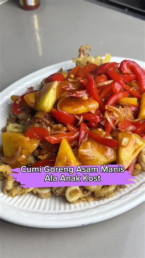 Resep Cumi Goreng Asam Manis Mudah untuk Anak Kost