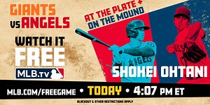 FREE on MLB.TV: Ohtani pitching, hitting 2nd