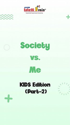 27 reactions | As progressive parents, empower your kids & instil in them the confidence to embrace change. Raise a generation of thoughtful, compassionate & resilient individuals ready to take on the challenges of tomorrow. #ParentingTips #SocietyVsMe #ALLENIntelliBrain #raisingkidsright #raisingkids #goodvalues #valuesforkids #teachingkidsright #righteducationforkids #parentingtips #parentingadvice #parentingjourney #educatingkids | ALLEN IntelliBrain | Facebook