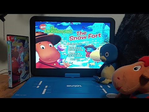 Menu Walkthrough Of The Backyardigans: The Snow Fort DVD From 2005❄️🌨🎿