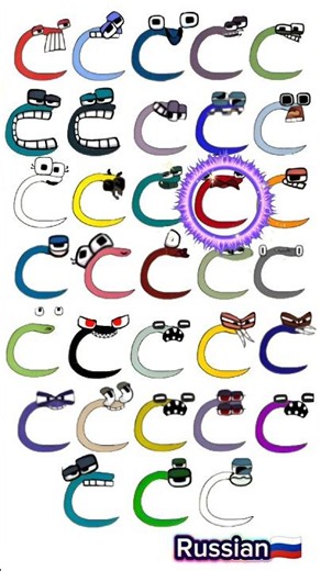Russian alphabet lore song #alphabetlore #alphabetsong #shorts