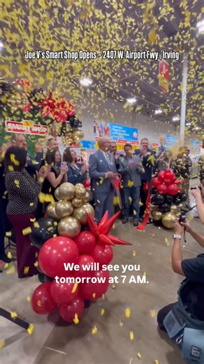 Michael Botsford | Joe V’s Smart Shop Opens — 2407 W. Airport Fwy., Irving. The H-E-B–owned Joe V’s brand celebrates its Irving debut with an 11 a.m.... | Instagram