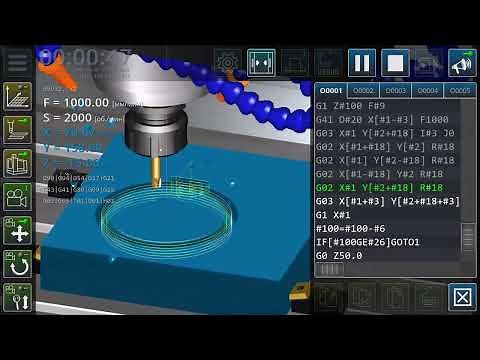 CNC VMC Simulator Video Demonstration
