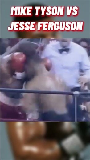 Mike Tyson vs Jesse Ferguson 😱 Referee Saves Him