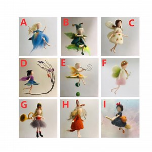 Fairy Needle Felting Kit Christmas Craft - Felting Supplies With Wool, Felting Mat, Needles and Video 6inch (15cm) - Etsy