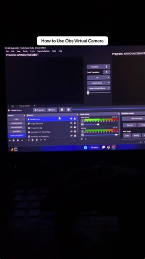 How to Use Obs Virtual Camera This tutorial 50seconds Tutorial show you how to set up Obs virtual camera and access your Obs output feed in any other software, be it Google Meet, Zoom, Microsoft Teams etc. #perezpixels #creatorsearchinsights #obs