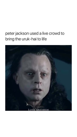 Did you know the Uruk-hai army’s chants were recorded in a stadium? 🏟️⚔️ To create the terrifying roar of the Uruk-hai in The Lord of the Rings: The Two Towers, Peter Jackson took a brilliantly unconventional approach. During a break at a New Zealand vs. England ODI cricket match in Wellington in February 2002, Jackson stepped onto the field and led around 25,000 fans in chanting lines of Black Speech. The crowd thundered out phrases translating to “No life in coldness, in darkness. Here in voi