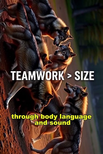 Why Wolves Hunt in Packs #animalfacts#wolves#wildlife#naturefacts#apexpredators#shorts