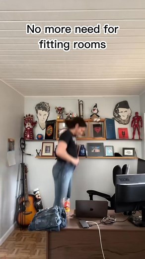 we don’t need a fitting room for pants anymore! 👖🙄 | Sidneyraz